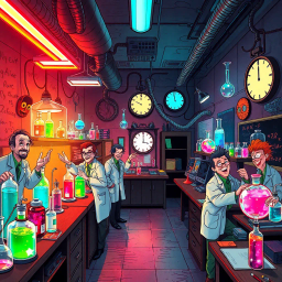Whose Lab Is It Anyway? - Text-based game