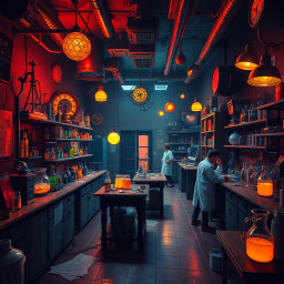 Whose Lab Is It Anyway? - Text-based game