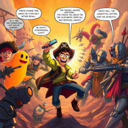 Relic Rumble: Whose Past is it Anyway? - Text-based game