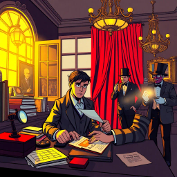 Whose Thief is it Anyway? - Text-based game