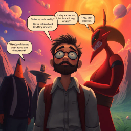 MetaQuest: Whose Adventure Is It Anyway? - Text-based game