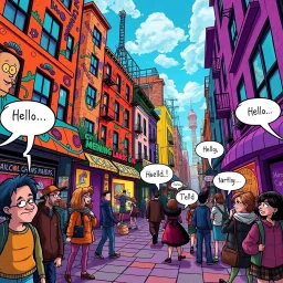 Whose Hellos Are These, Anyway? - Text-based game