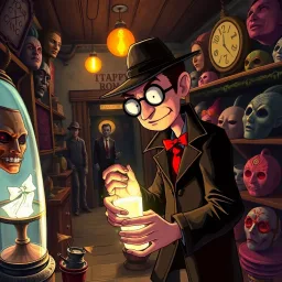 Whose Face Is It Anyway? - Text-based game