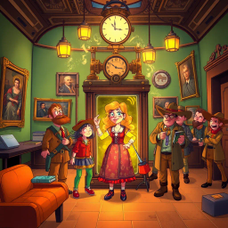 Chronochaos: Who's Time Is It Anyway? - Text-based game