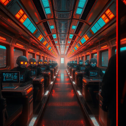Heist on the Data Train - Text-based game