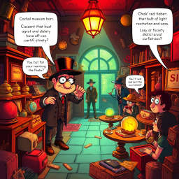 Relic Rumble: Whose Is It Anyway? - Text-based game