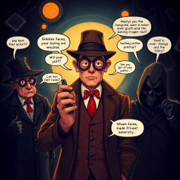Whose Face Is It Anyway? - Text-based game