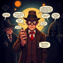 Whose Face Is It Anyway? - Text-based game