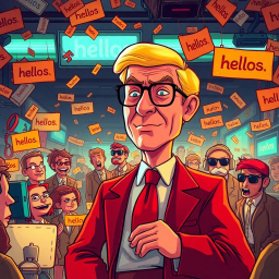 Whose Hellos Are These, Anyway? - Text-based game