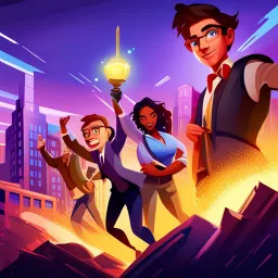 One-Pizza Teams: The Startup Adventure - Text-based game