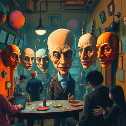 Whose Face Is It Anyway? - Text-based game