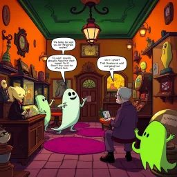 Hello, Whose Ghost is it Anyway? - Text-based game