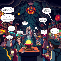 Relic Rumble: Whose Is It Anyway? - Text-based game