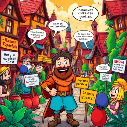 Chronicles of the Clueless: Whose Quest is it Anyway? - Text-based game