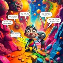Spectrum Wars: Whose Dimension is It Anyway? - Text-based game