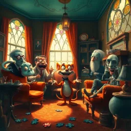 Hello, Whose Ghost Is It Anyway? - Text-based game