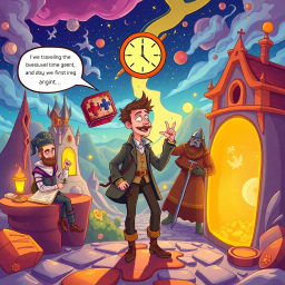 Chronochaos: Whose Time Is It Anyway? - Text-based game