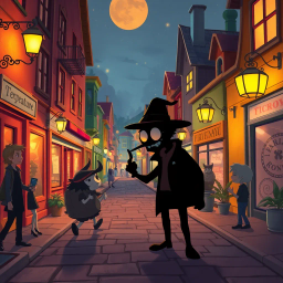 Whose Shadow Is It Anyway? - Text-based game