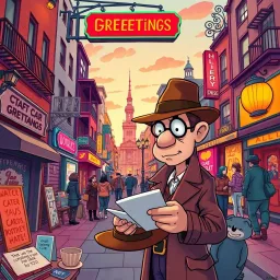 Mirthful Mayhem: Whose Hello Is It Anyway? - Text-based game