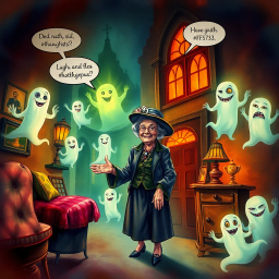 Whose Ghost Is It Anyway? - Text-based game