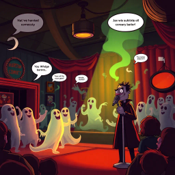 Hello, Whose Ghost Is It Anyway? - Text-based game