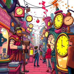 ChronoCrack: Whose Time Is It Anyway? - Text-based game