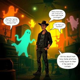 Whose Ghost Is It Anyway? - Text-based game