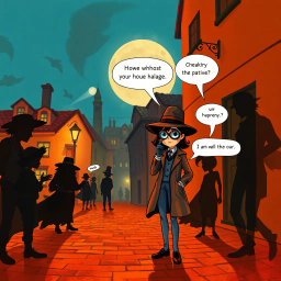 Whose Shadow Is It Anyway? - Text-based game