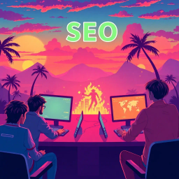 SEO Heroes: The Search Engine Showdown - Text-based game