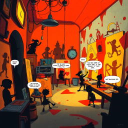 Whose Shadow Is It Anyway? - Text-based game