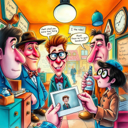 Whose Face Is This Anyway? - Text-based game