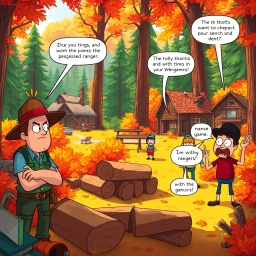 Whose Logs Are These, Anyway? - Text-based game
