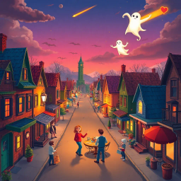 Whose Ghost Is It Anyway? - Text-based game