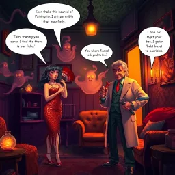 Hello, Whose Ghost Is It Anyway? - Text-based game