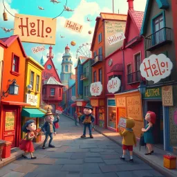 Whose Hellos Are These, Anyway? - Text-based game