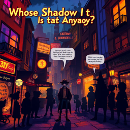 Whose Shadow Is It Anyway? - Text-based game