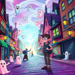 Hello, Whose Ghost Is It Anyway? - Text-based game