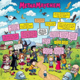 MetaMayhem: Whose Adventure is it Anyway? - Text-based game