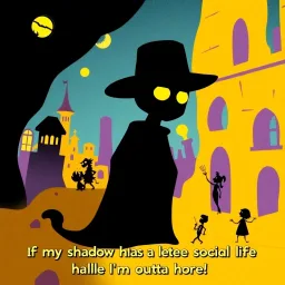 Whose Shadow Is It Anyway? - Text-based game