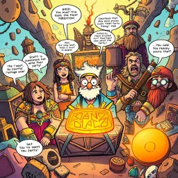 Relic Rumble: Whose Is It Anyway? - Text-based game