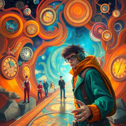 Chronokarma: Who's Time Is It Anyway? - Text-based game