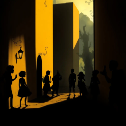 Shadow's Scribble: Whose Shadow is It Anyway? - Text-based game