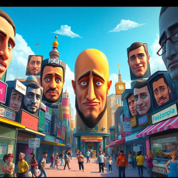 Whose Face Is This Anyway? - Text-based game