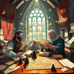 Whose Scribe Is It Anyway? - Text-based game