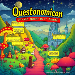 Questonomicon: Whose Quest Is It Anyway? - Text-based game