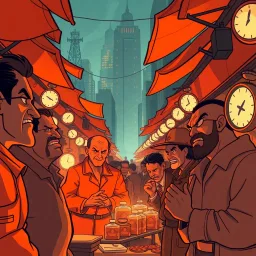 The Fearful Marketplace - Text-based game