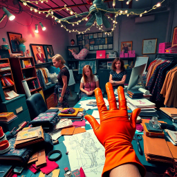 Whose Glove Is This? - Text-based game