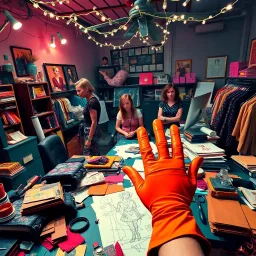 Whose Glove Is This? - Text-based game