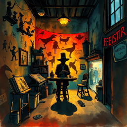 Whose Shadow Is It Anyway? - Text-based game