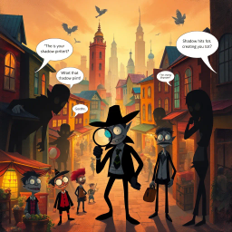 Whose Shadow Is It Anyway? - Text-based game